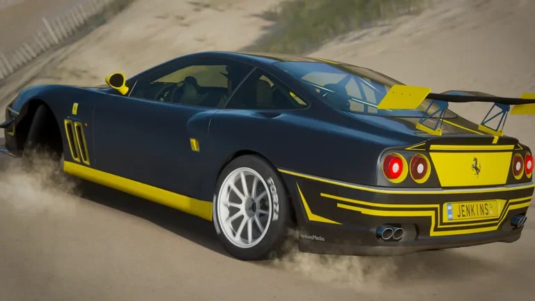 Ferrari 575M with Speciale livery in Forza Horizon 4, captured 10 Jan 2019