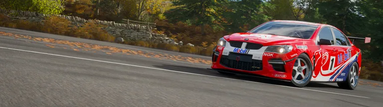 HSV GTS with Mobil Holden Racing Team Lowndes 2000 livery in Forza Horizon 4