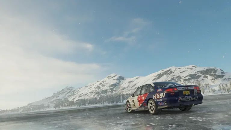HSV GTS-R 1996 with Mobil 1 rally livery in Forza Horizon 4, captured 4 Jan 2021