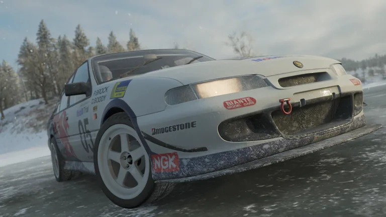 HSV GTS-R 1996 with Mobil 1 rally livery in Forza Horizon 4, captured 4 Jan 2021