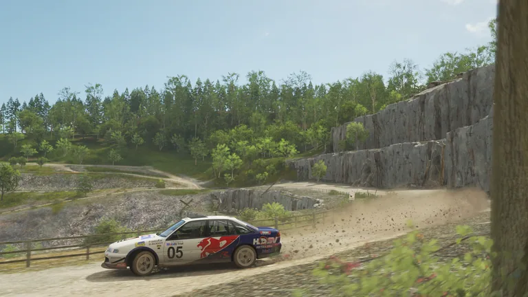 HSV GTS-R 1996 with Mobil 1 rally livery in Forza Horizon 4, captured 4 Jan 2021