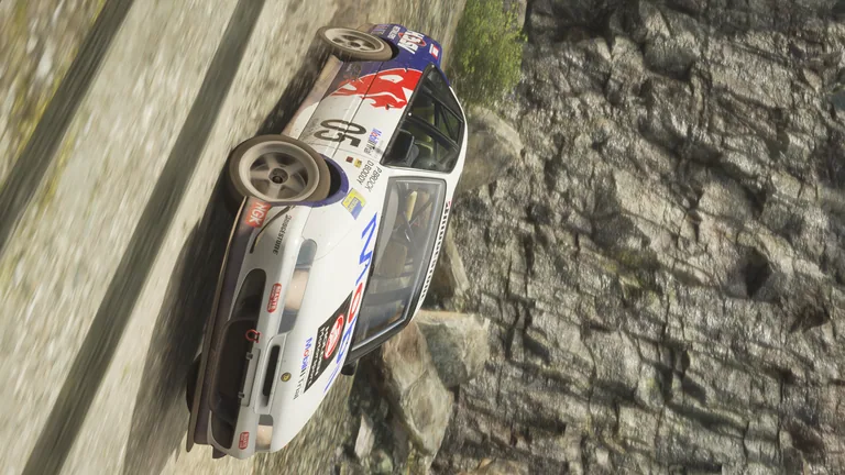 HSV GTS-R 1996 with Mobil 1 rally livery in Forza Horizon 4, captured 4 Jan 2021