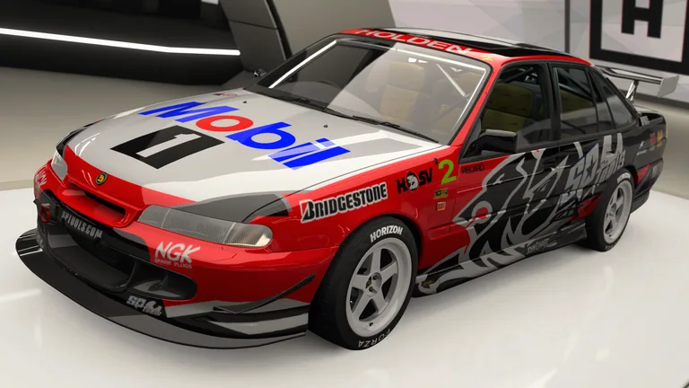 HSV GTS-R 1996 with Tander 2015 livery in Forza Horizon 4, captured 9 June 2026