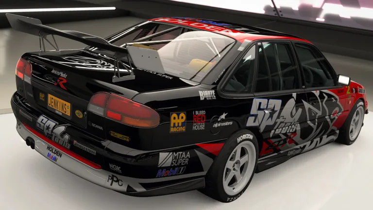 HSV GTS-R 1996 with Tander 2015 livery in Forza Horizon 4, captured 9 June 2026
