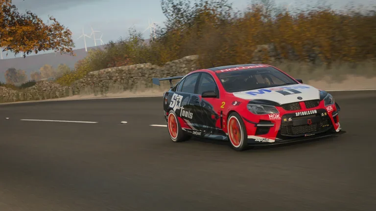 HSV GTS with Tander 2015 livery in Forza Horizon 4, captured 1 July 2020