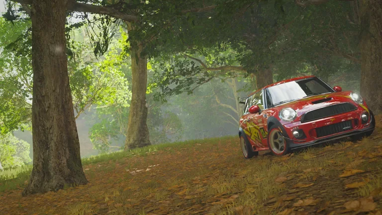 Mini John Cooper Works GP with Injen racing livery in Forza Horizon 4, captured 1 July 2020