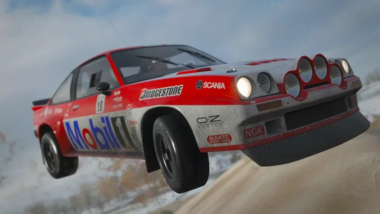 Opel 400 with Mobil racing livery in Forza Horizon 4, captured 14 June 2019