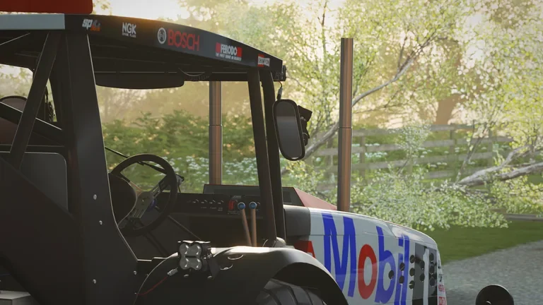 Top Gear Track-tor with Mobil racing livery in Forza Horizon 4, captured 1 July 2020