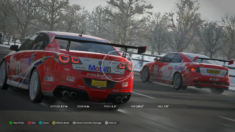 Vauxhall Monaro VXR with Bright 2002 livery in Forza Horizon 4, captured 10 Jan 2019