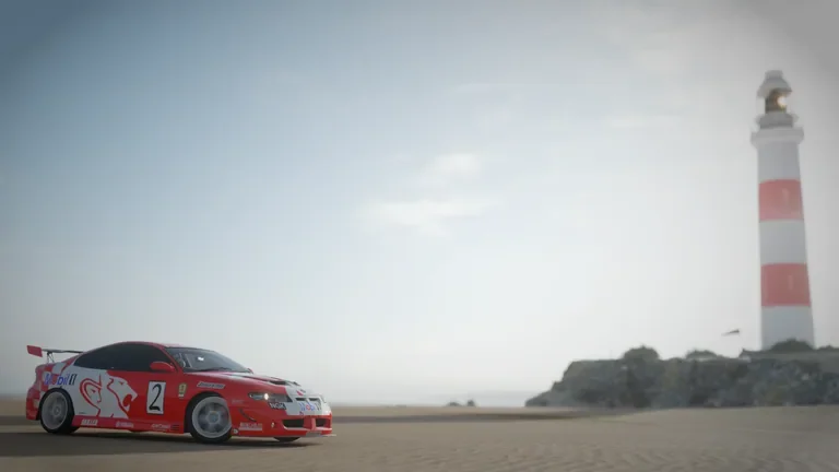 Vauxhall Monaro VXR with Bright 2002 livery in Forza Horizon 4, captured 10 Jan 2019
