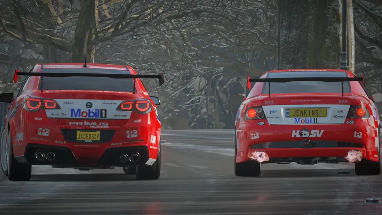 Vauxhall Monaro VXR with Bright 2002 livery in Forza Horizon 4, captured 24 July 2020