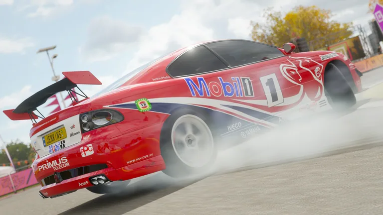 Vauxhall Monaro VXR with Mobil Holden Racing Team Lowndes 2000 livery in Forza Horizon 4, captured 10 Jan 2019
