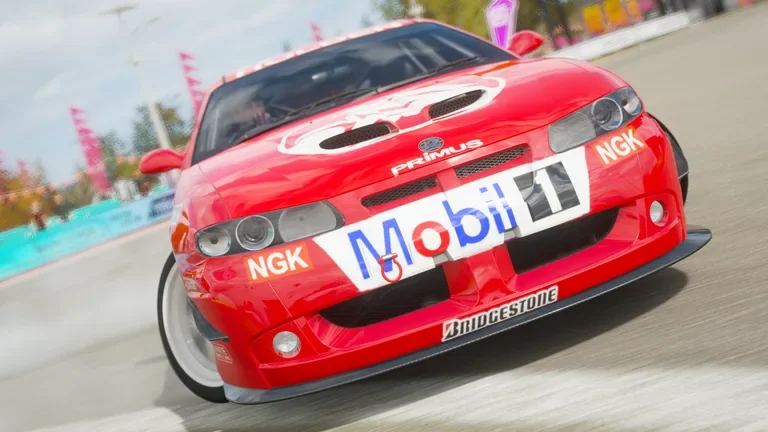 Vauxhall Monaro VXR with Mobil Holden Racing Team Lowndes 2000 livery in Forza Horizon 4, captured 10 Jan 2019
