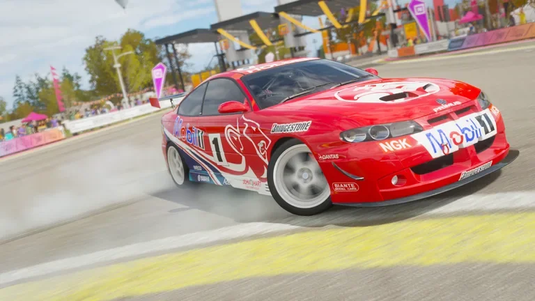 Vauxhall Monaro VXR with Mobil Holden Racing Team Lowndes 2000 livery in Forza Horizon 4, captured 10 Jan 2019