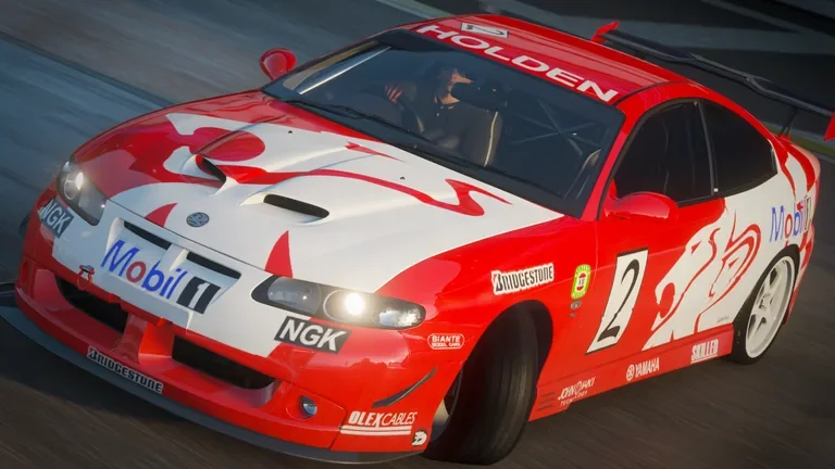 Vauxhall Monaro VXR with Skaife 2001 livery in Forza Horizon 4, captured 10 Jan 2019