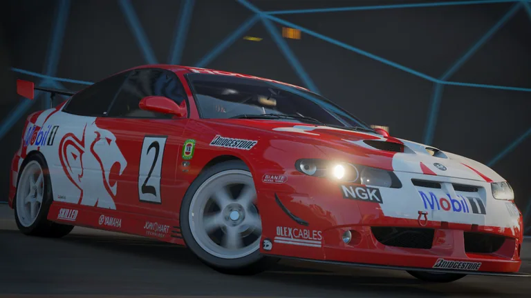 Vauxhall Monaro VXR with Skaife 2001 livery in Forza Horizon 4, captured 10 Jan 2019