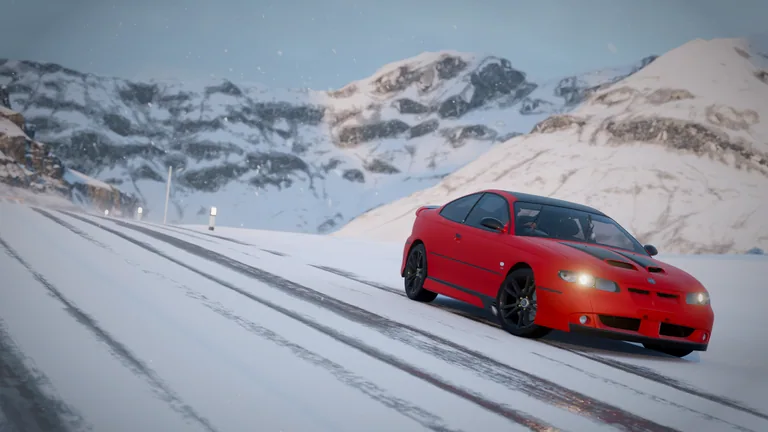 Vauxhall Monaro VXR with SS livery in Forza Horizon 4, captured 10 Jan 2019
