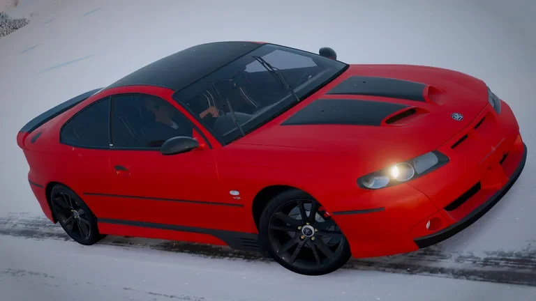 Vauxhall Monaro VXR with SS livery in Forza Horizon 4, captured 10 Jan 2019
