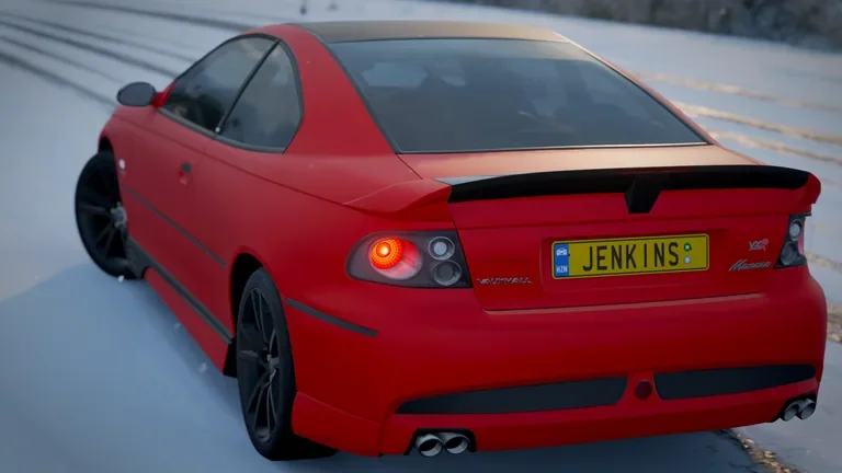 Vauxhall Monaro VXR with SS livery in Forza Horizon 4, captured 10 Jan 2019