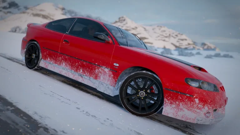 Vauxhall Monaro VXR with SS livery in Forza Horizon 4, captured 10 Jan 2019