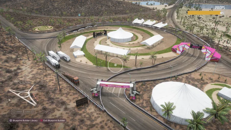 Festival Baja Circuit Special custom track (EventLab Circuit) in Forza Horizon 5, captured 2 Dec 2021