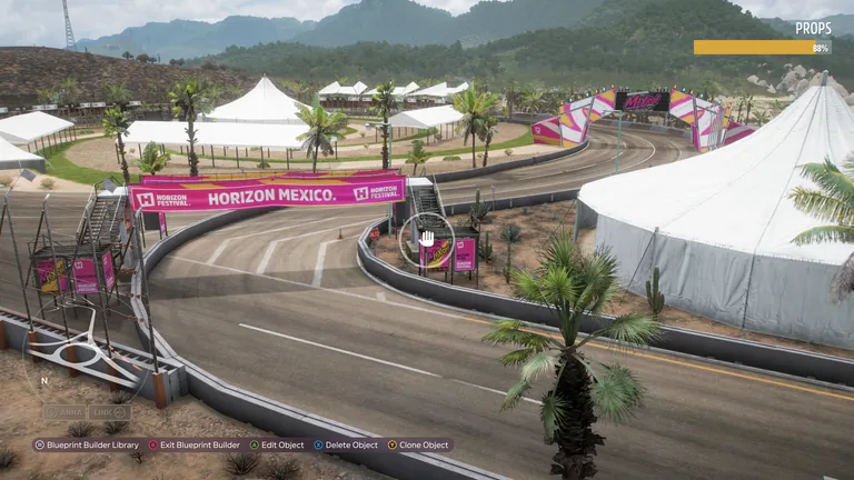 Festival Baja Circuit Special custom track (EventLab Circuit) in Forza Horizon 5, captured 2 Dec 2021