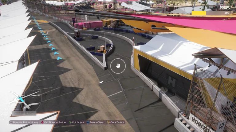 Detailed Festival Speedway custom track (EventLab Speedway) in Forza Horizon 5, captured 13 Dec 2021