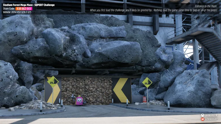 Stadium Forest Mega Maze custom track (Super7 Challenge) in Forza Horizon 5