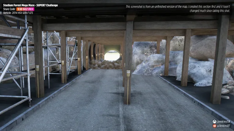Stadium Forest Mega Maze custom track (Super7 Challenge) in Forza Horizon 5