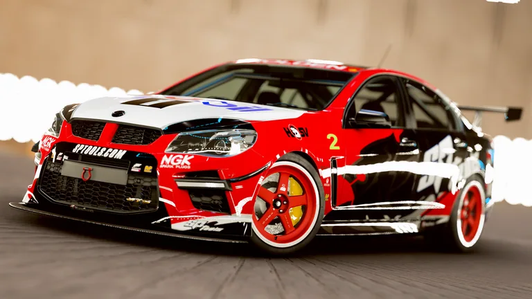 HSV GTS with Tander 2015 livery in Forza Horizon 5, captured 4 May 2023