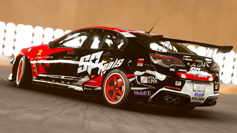 HSV GTS with Tander 2015 livery in Forza Horizon 5, captured 4 May 2023