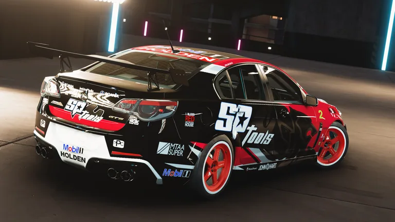 HSV GTS with Tander 2015 livery in Forza Horizon 5, captured 4 May 2023