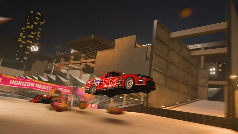 HSV Maloo with Mobil racing livery in Forza Horizon 5, captured 4 May 2023