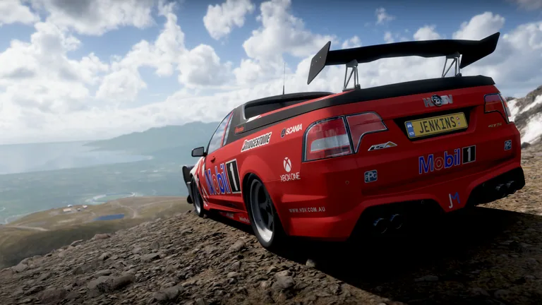 HSV Maloo with Mobil racing older version livery in Forza Horizon 5, captured 13 Nov 2021