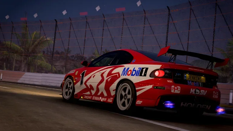 Vauxhall Monaro VXR with Mobil Holden Racing Team Skaife 2002 livery in Forza Horizon 5, captured 2 Dec 2021