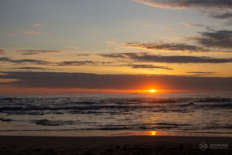 Sunrise at Newcastle Beach, Newcastle, Australia